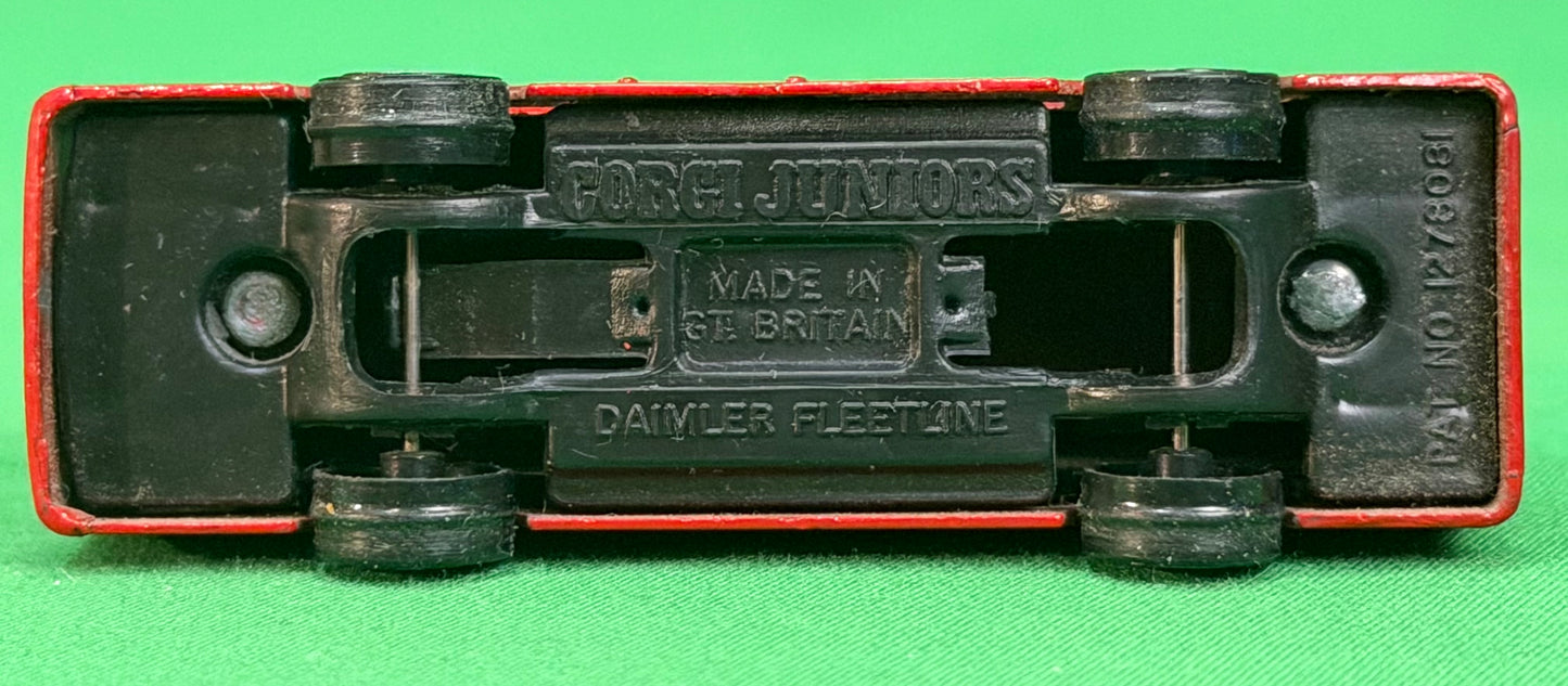 Corgi Juniors red Daimler Fleetline London bus