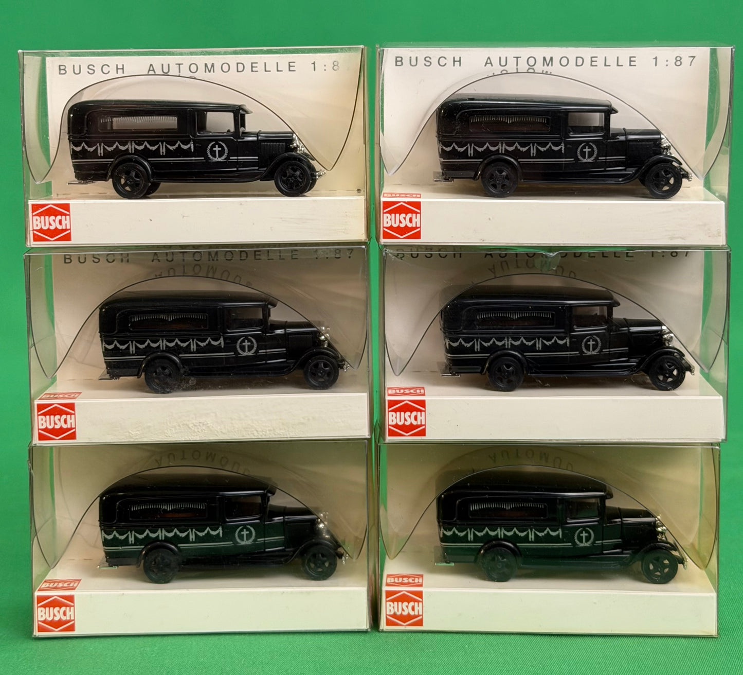 Busch HO 1:87 scale Ford Model A & Model AA vintage cars