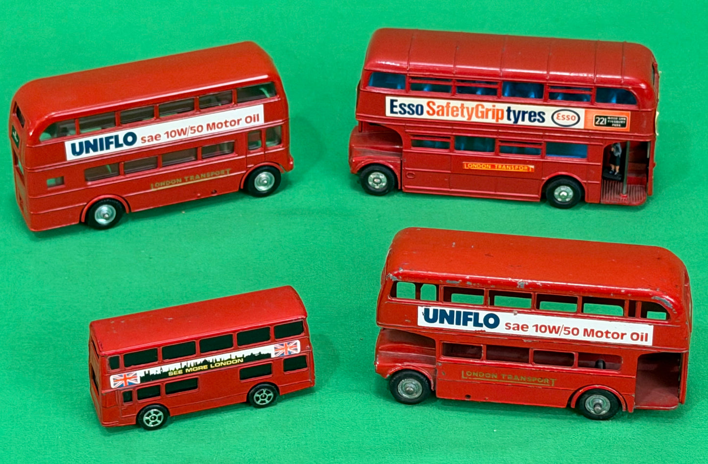 Dinky Budgie Corgi London Double Decker Buses