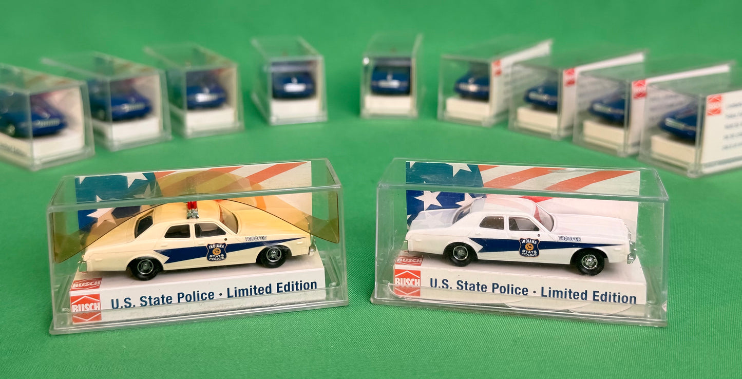 Busch HO Model State Police Car Collection