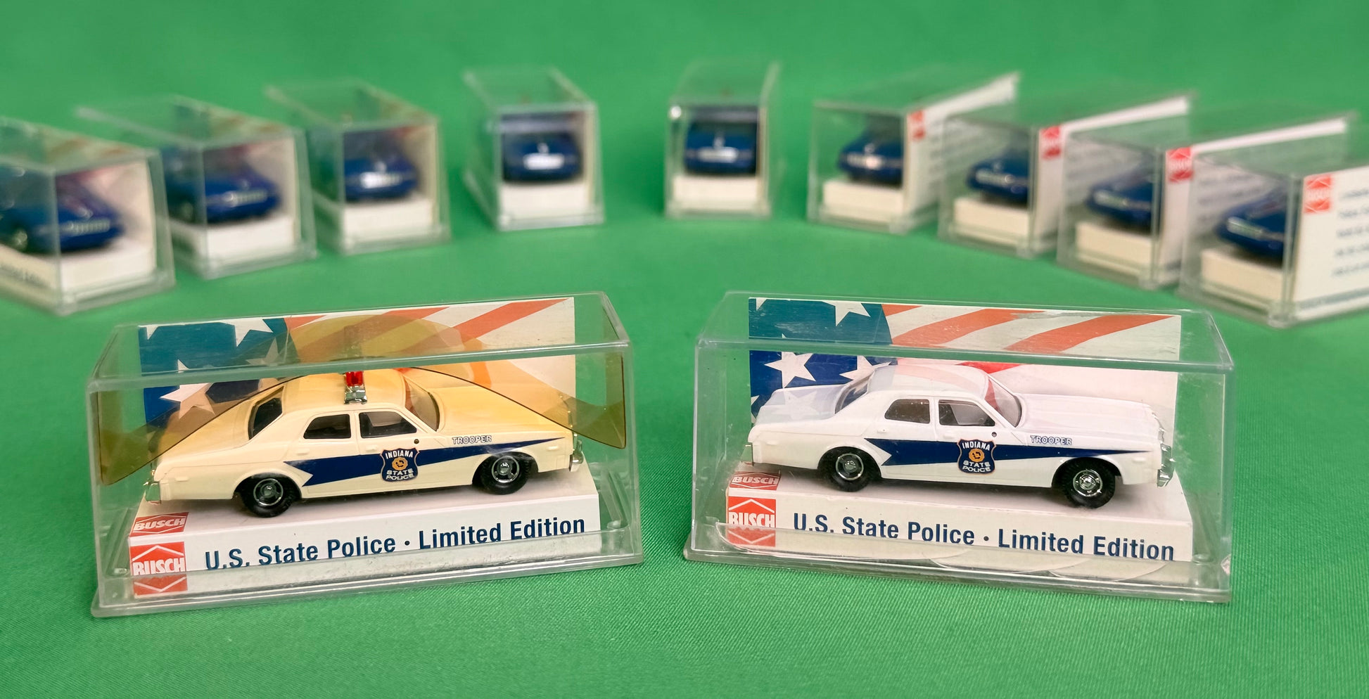 Busch HO Model State Police Car Collection