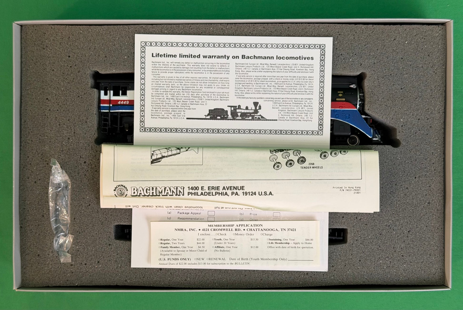 Bachmann Plus #31310 American Freedom Train 4-8-4 Locomotive Limited Edition