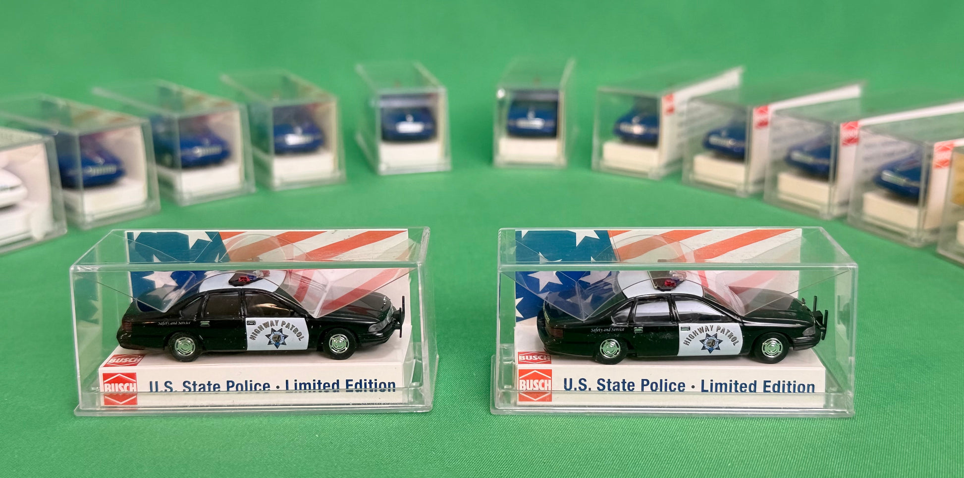 Busch HO Model State Police Car Collection