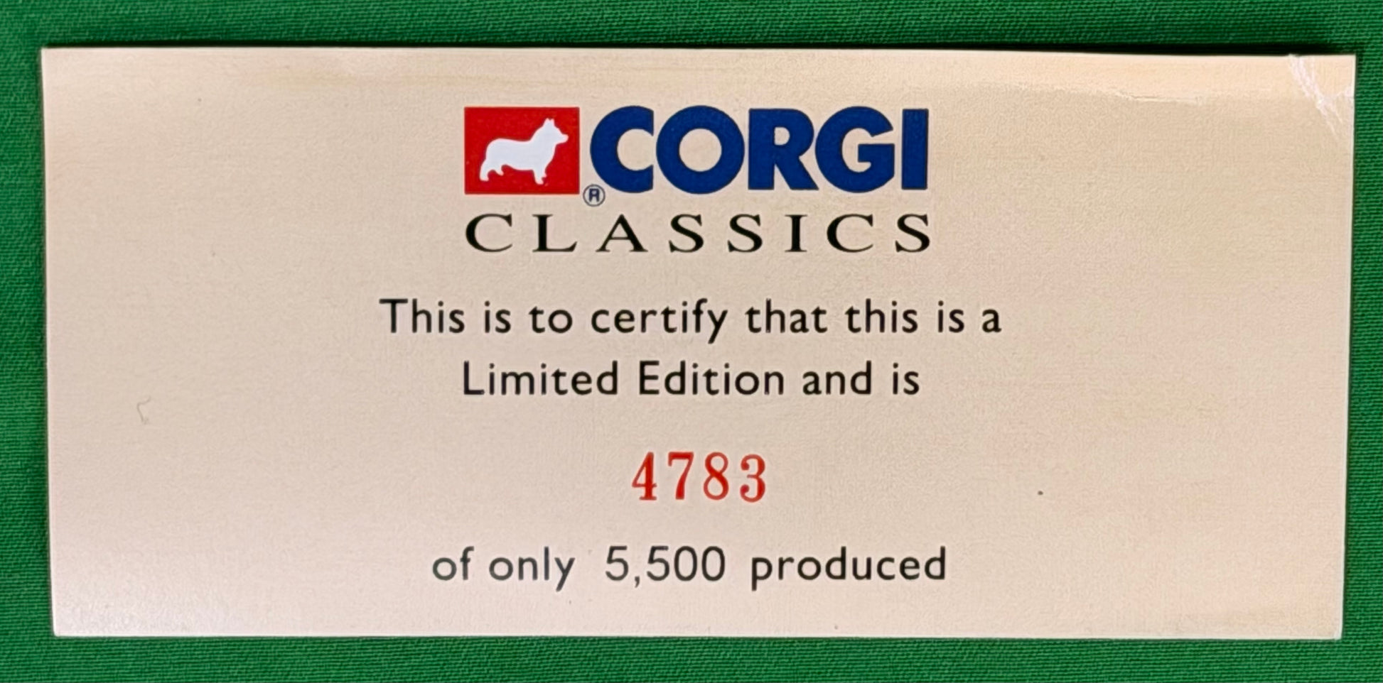 Corgi Classics Limited Edition