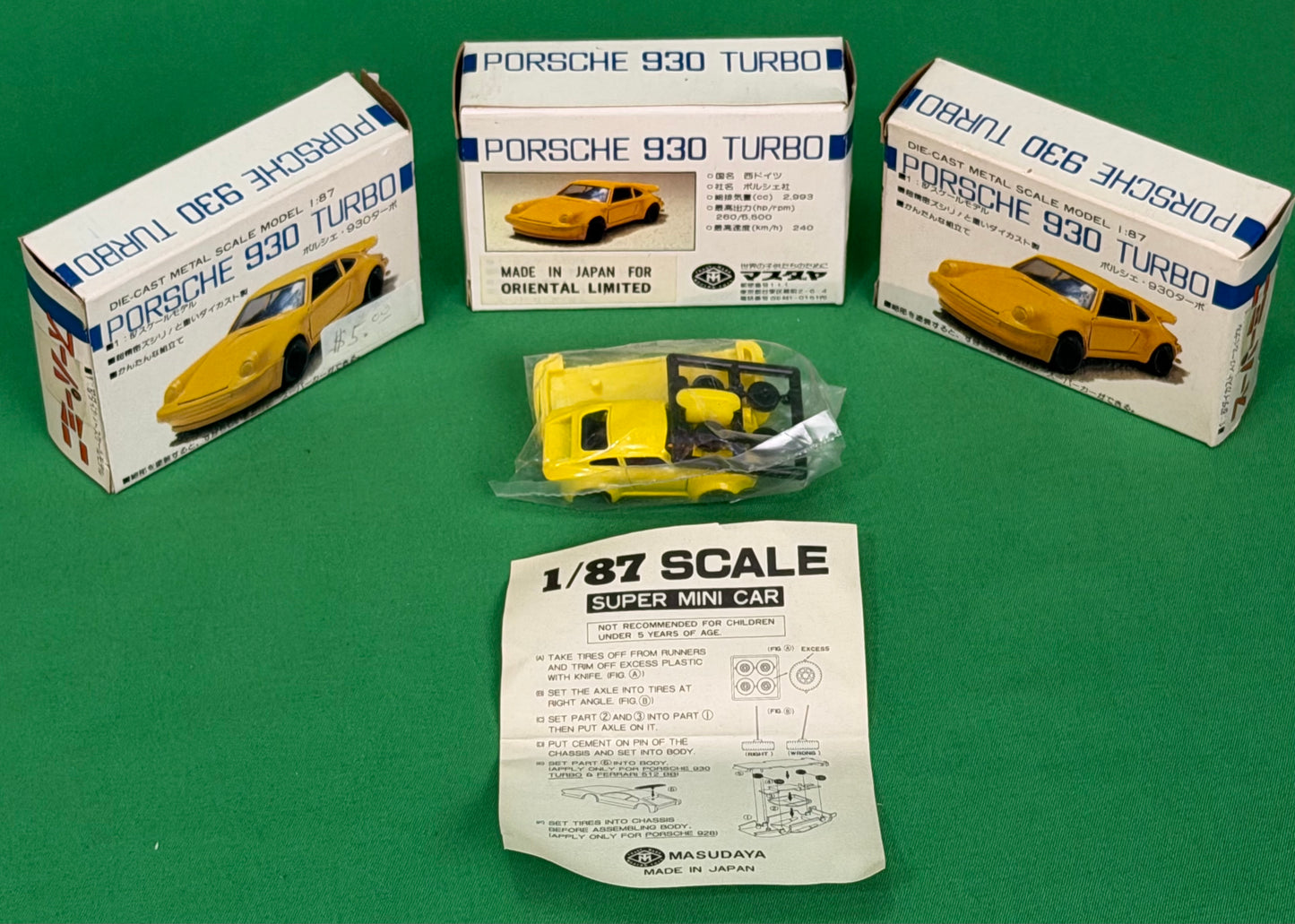 Oriental Limited Porsche & Ferrari HO Scale Model Kits