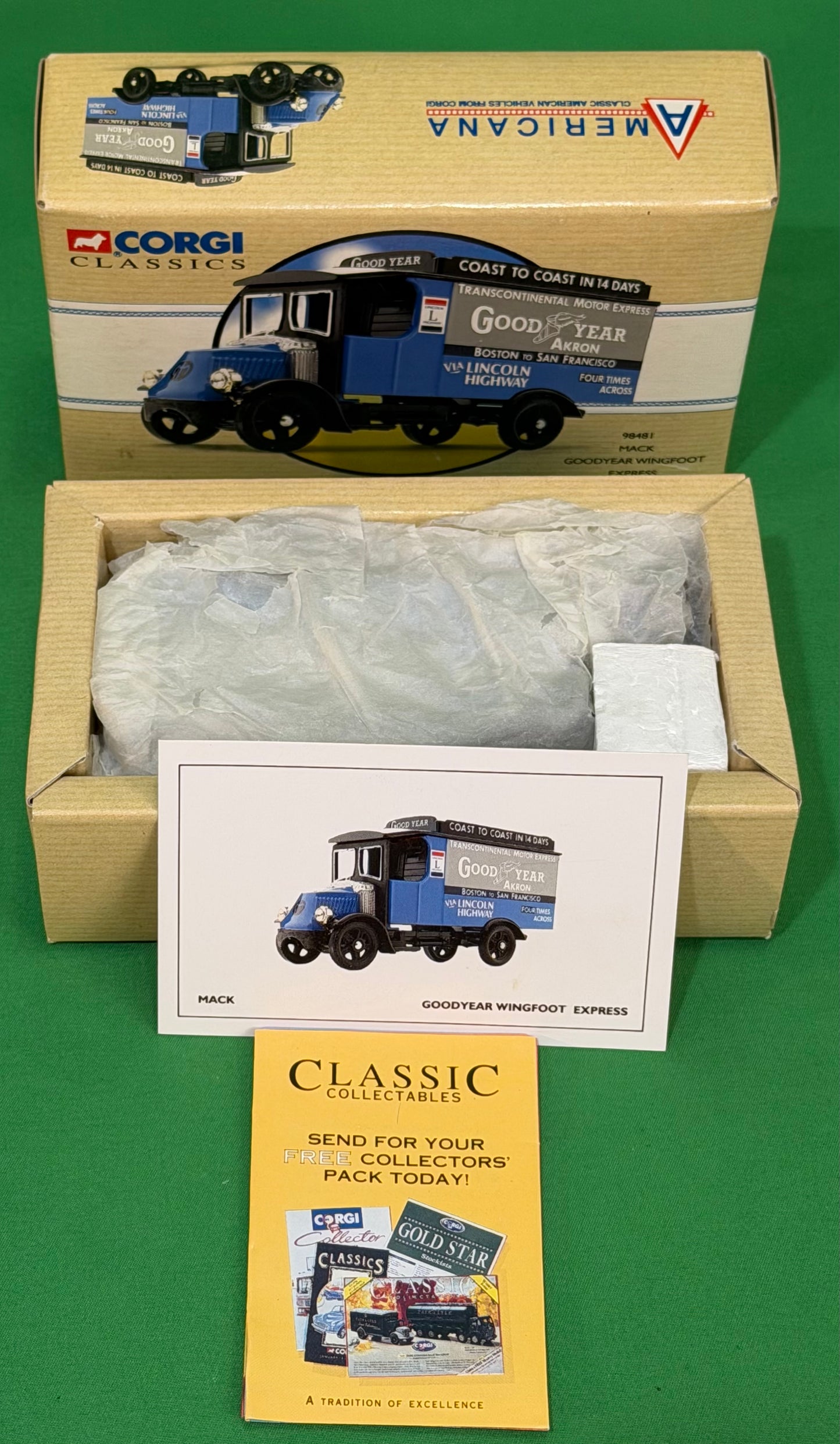 Corgi #98481 Goodyear Wingfoot Truck