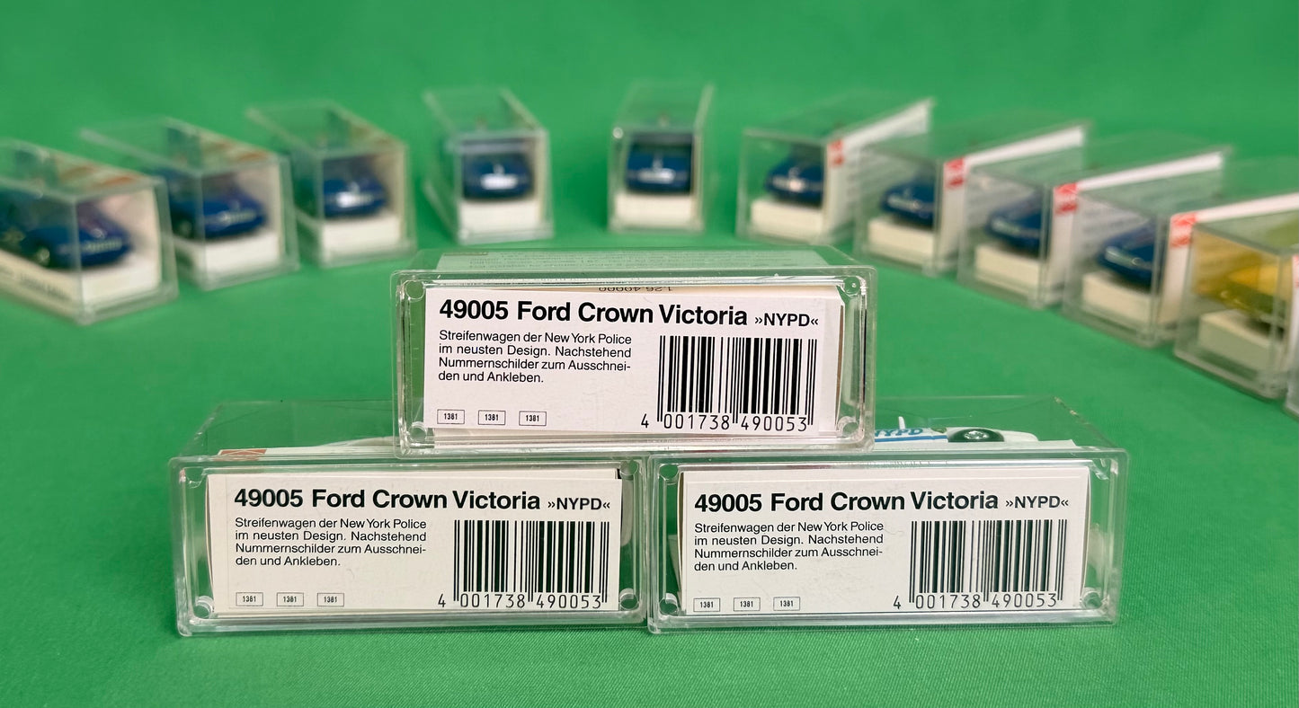 Busch HO Model State Police Car Collection