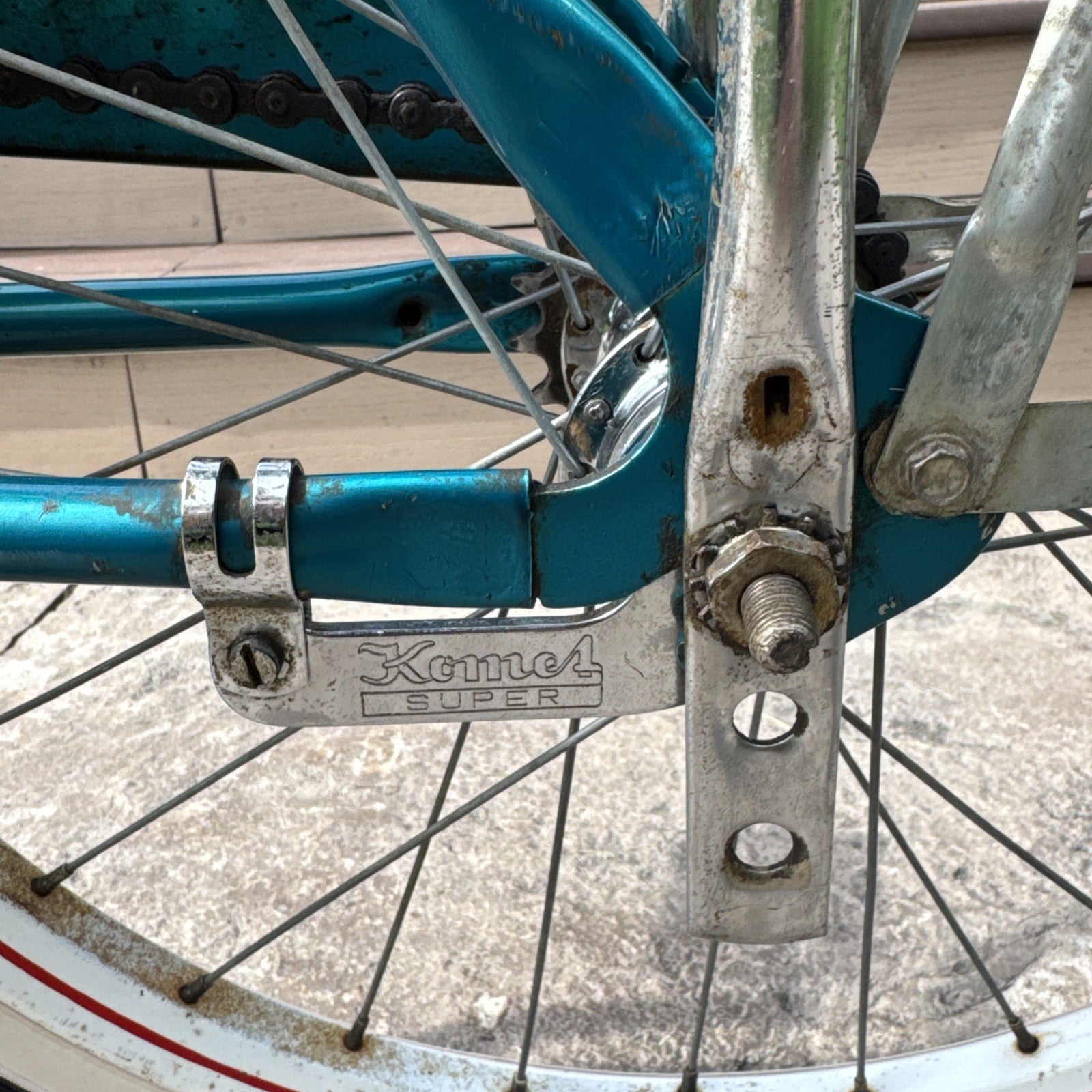 Vintage Western Flyer/Huffy Boys 20" Muscle Bike #HUF2730A - Teal w/ Banana Seat