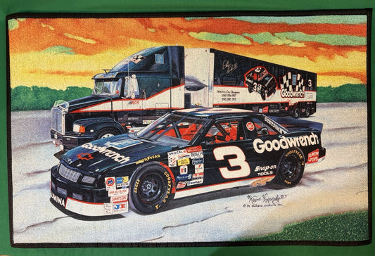 Dale Earnhardt #3 Door Mat/Accent - Rare 1994 - Wayne Epperly Artist