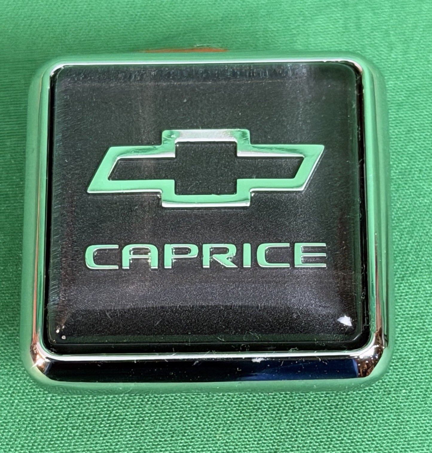 Rare Made for GM '91-'96 Chevrolet Caprice Trunk Lock Button Emblems - Lot of 3