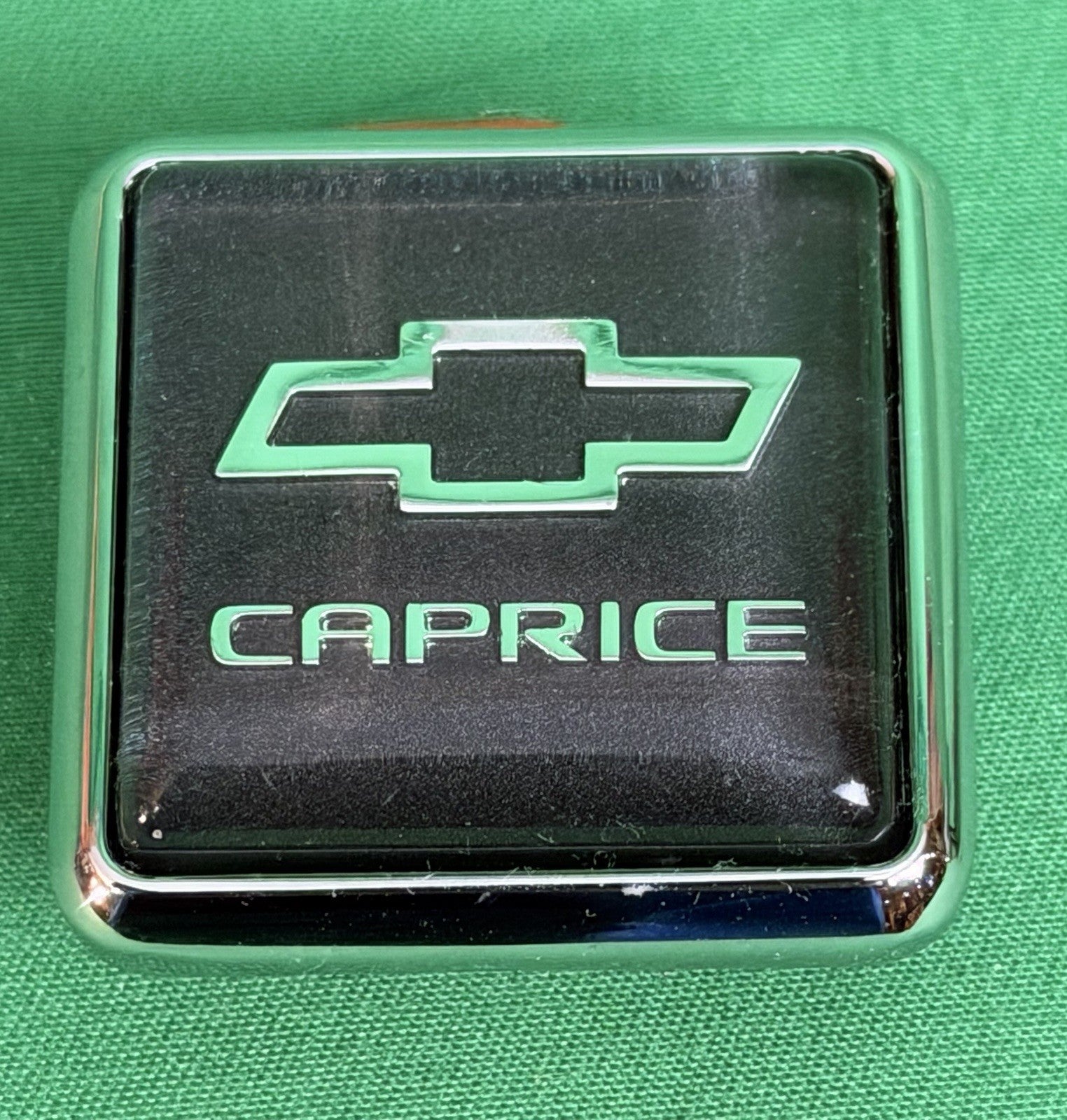 Rare Made for GM '91-'96 Chevrolet Caprice Trunk Lock Button Emblems - Lot of 3