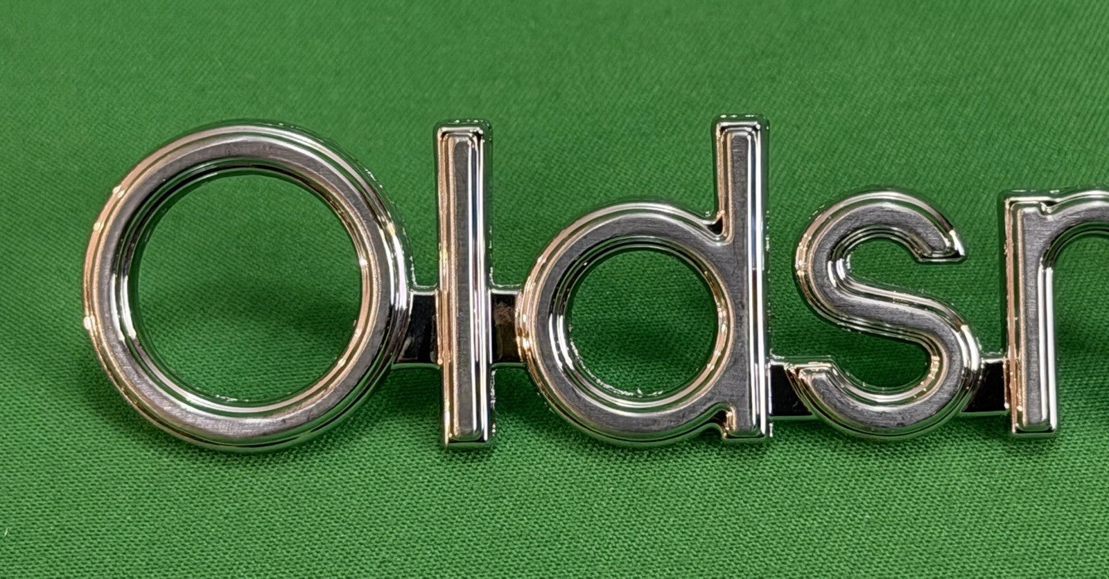Oldsmobile Nameplate Emblem Trunk Fender GM Vintage 5-3/4"-Pin Mount-Bundle of 2