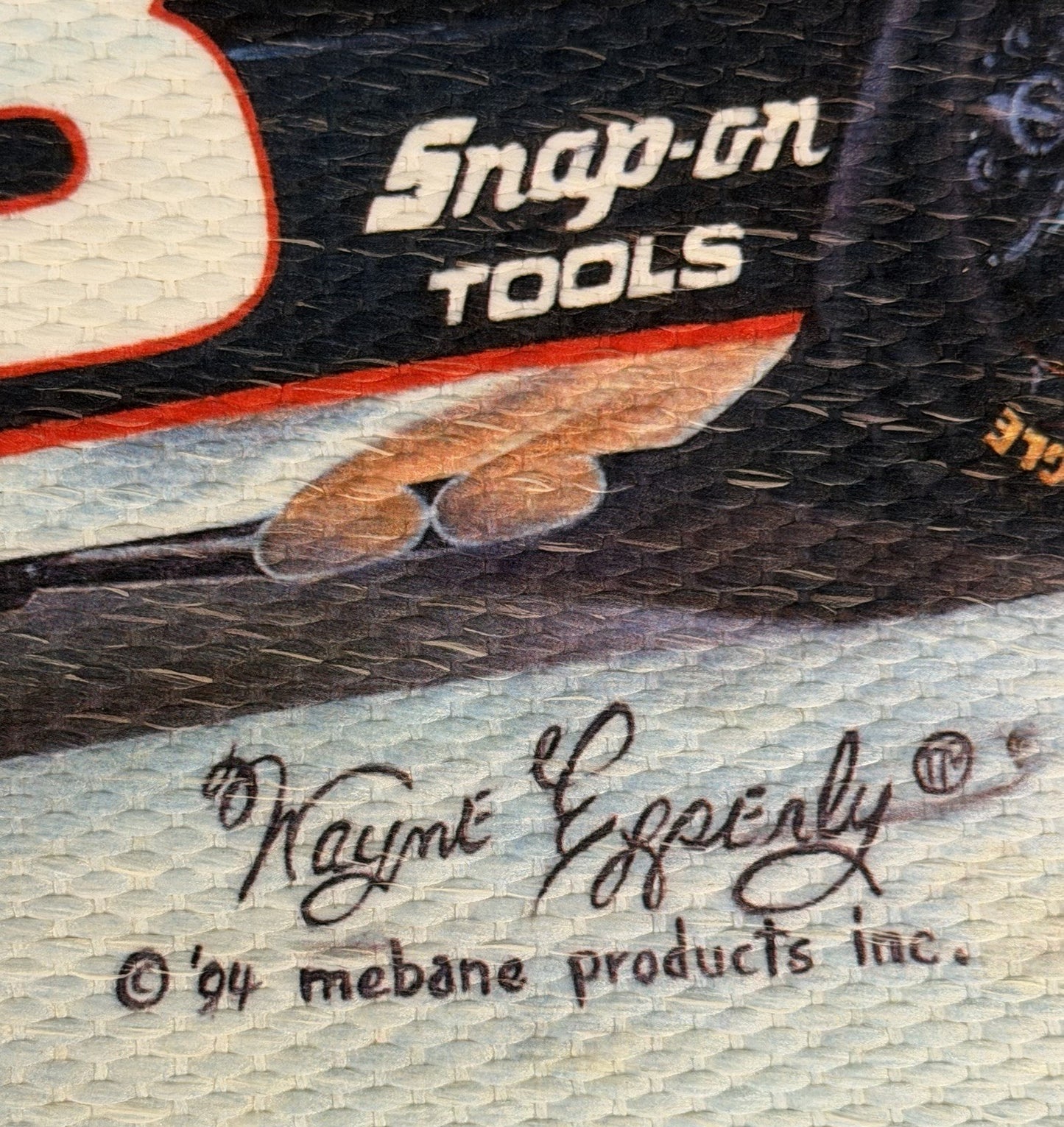 Dale Earnhardt #3 Rug / Accent Piece - Rare 1994 - Wayne Epperly