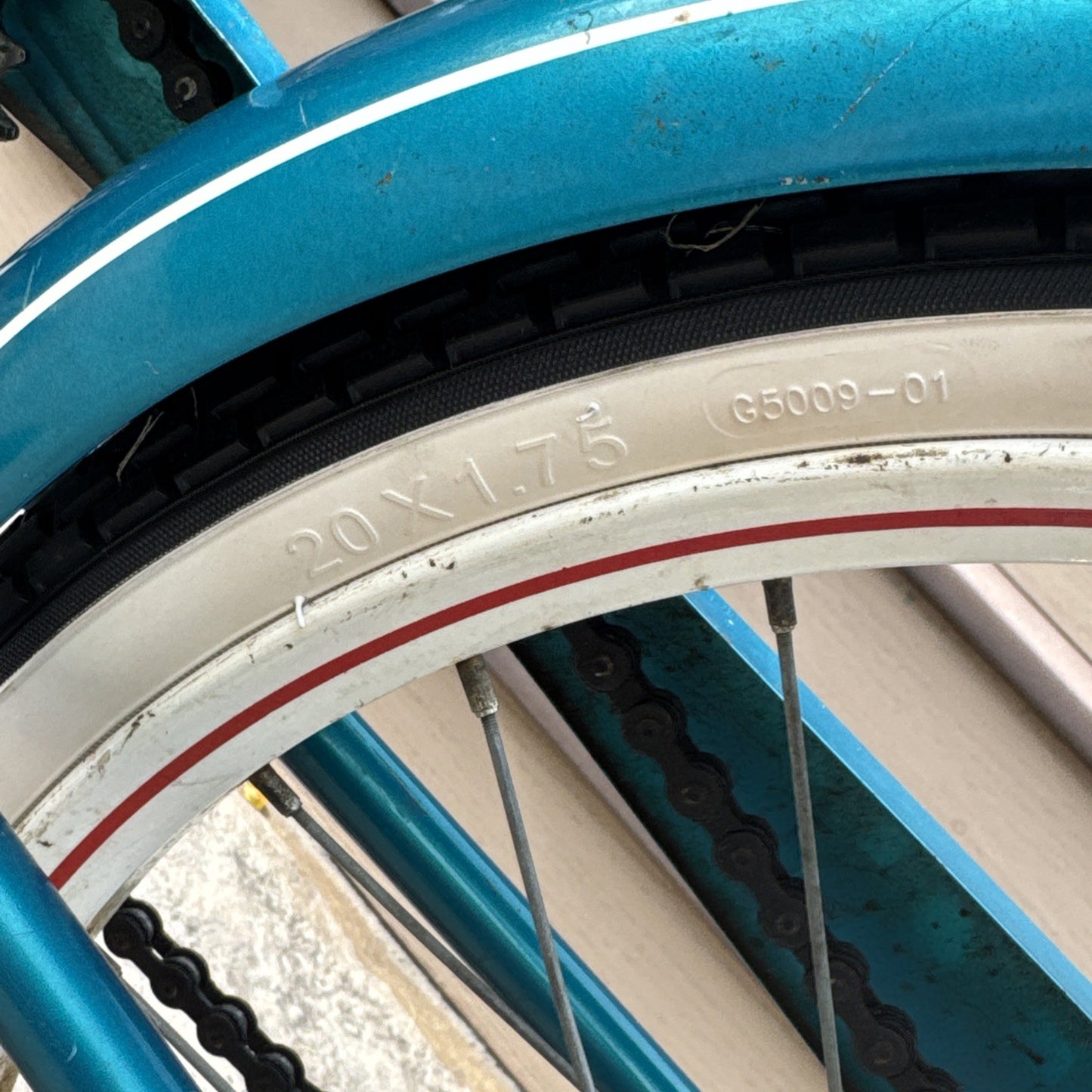 Vintage Western Flyer/Huffy Boys 20" Muscle Bike #HUF2730A - Teal w/ Banana Seat