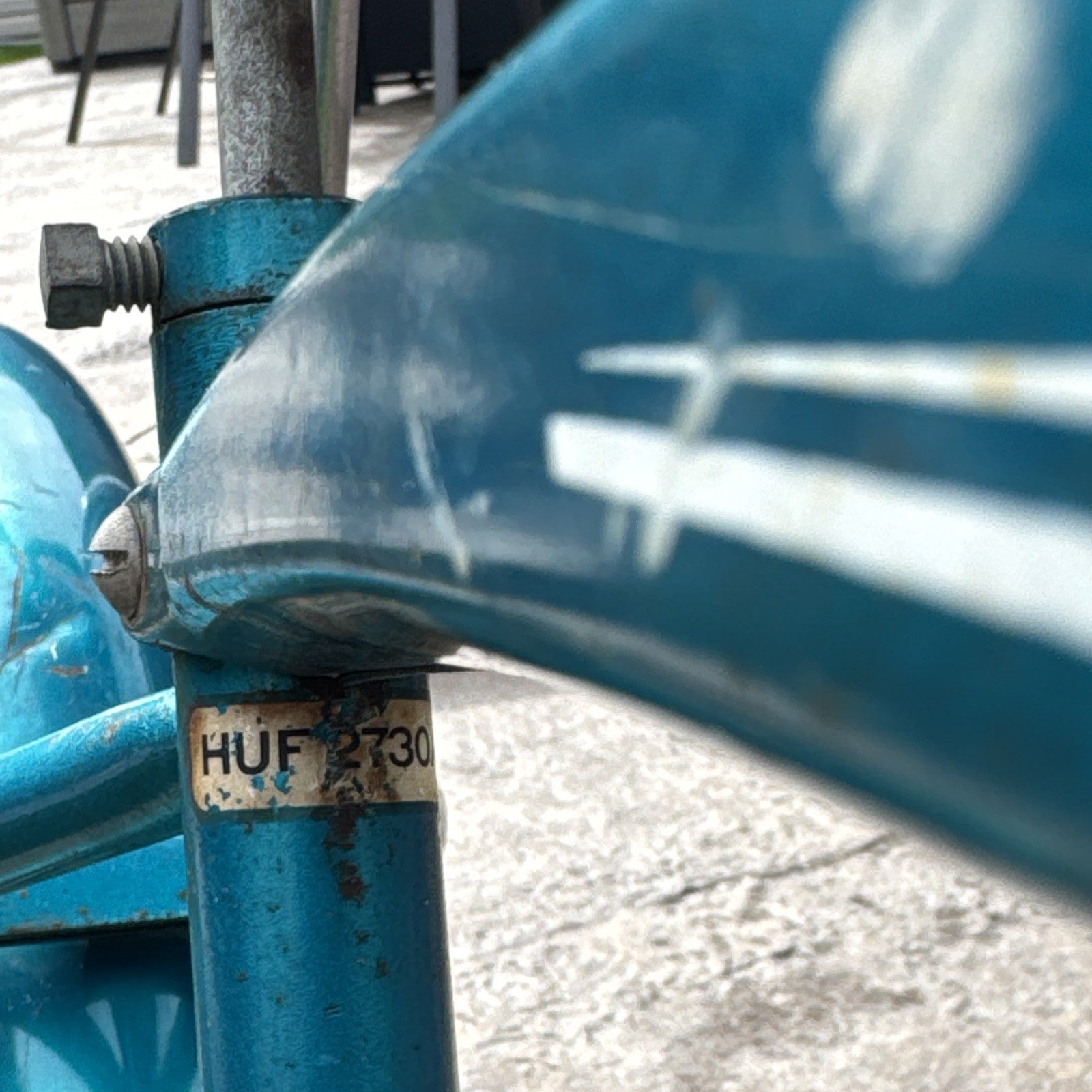 Vintage Western Flyer/Huffy Boys 20" Muscle Bike #HUF2730A - Teal w/ Banana Seat