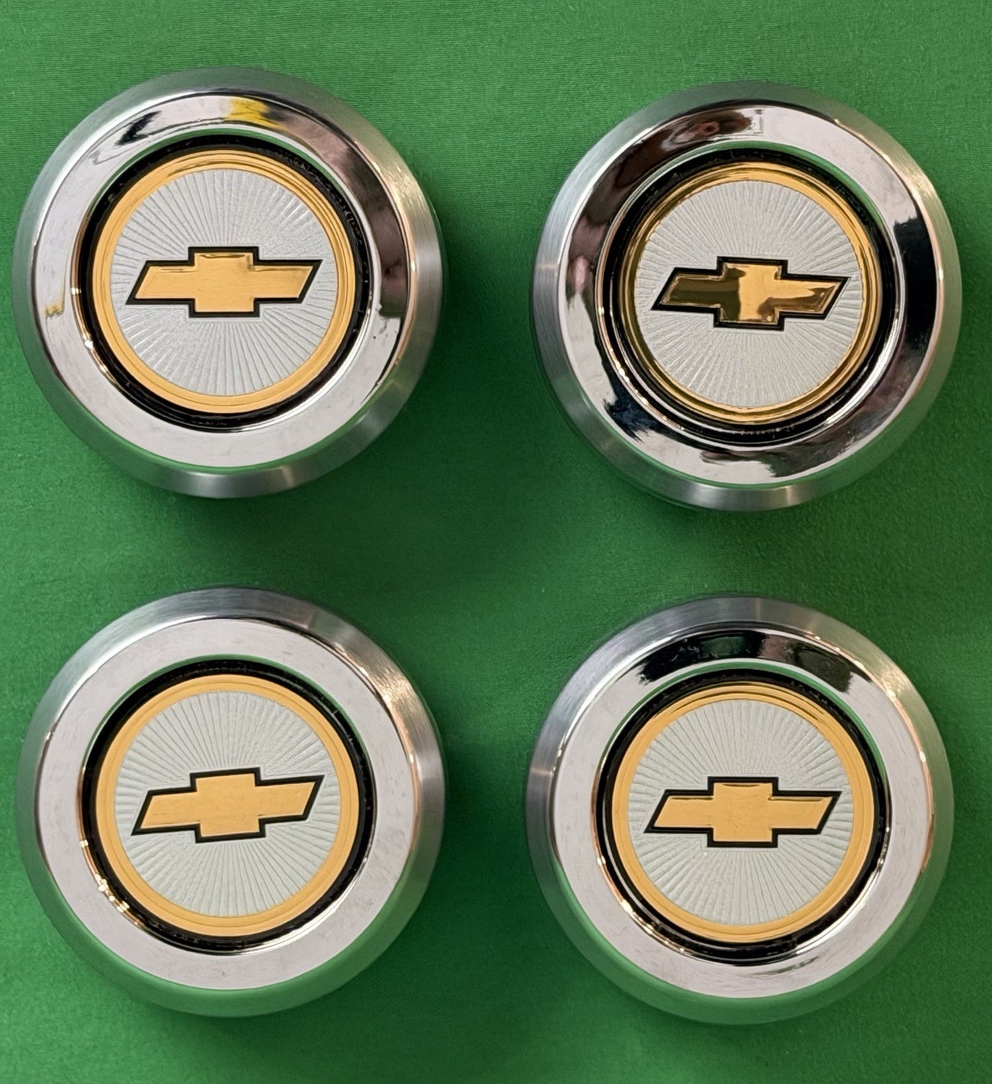 Set of 4 GM #14084127 Wheel Center Cap Hub Caps - Chevy Celebrity - New