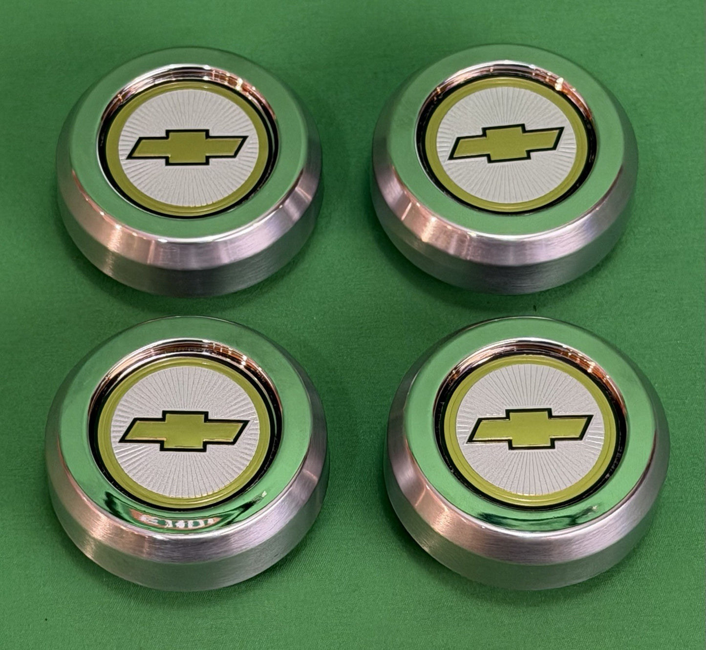 Set of 4 GM #14084127 Wheel Center Cap Hub Caps - Chevy Celebrity - New