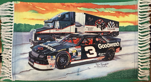 Dale Earnhardt #3 Rug / Accent Piece - Rare 1994 - Wayne Epperly
