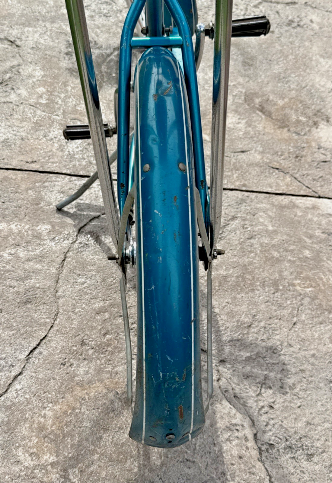 Vintage Western Flyer/Huffy Boys 20" Muscle Bike #HUF2730A - Teal w/ Banana Seat