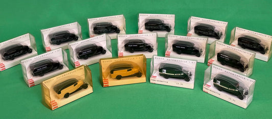 Busch HO 1:87 scale Ford Model A & Model AA vintage cars