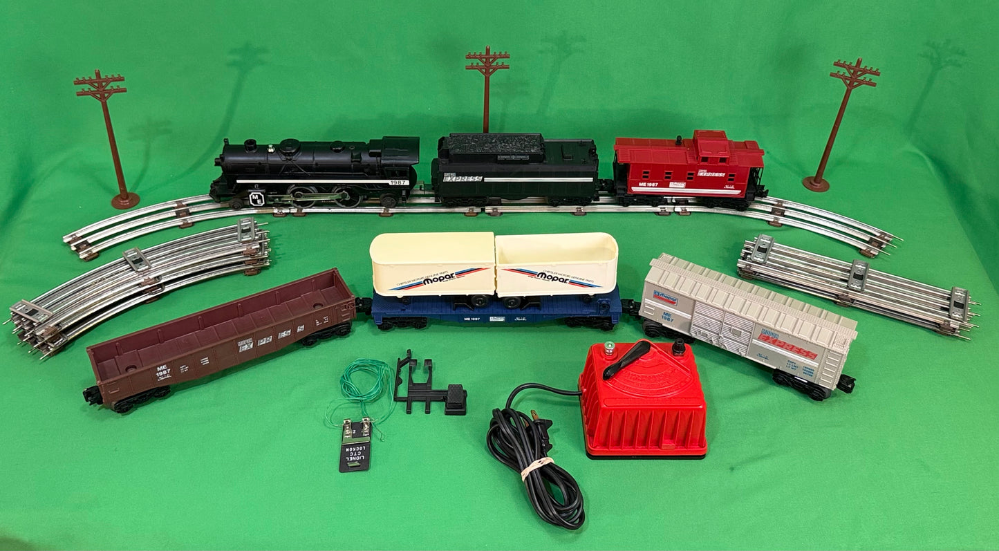 Lionel #6-11757 Mopar Express O-27 Steam Train Set 