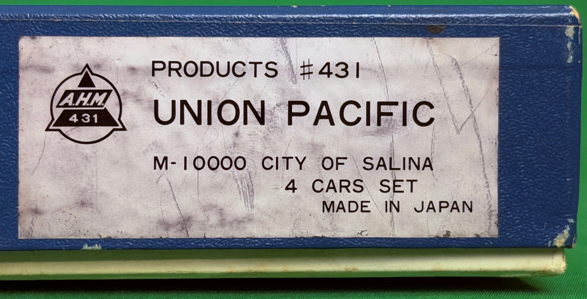 AHM #431 Union Pacific M-10000 City of Salina Brass Cars Set Box