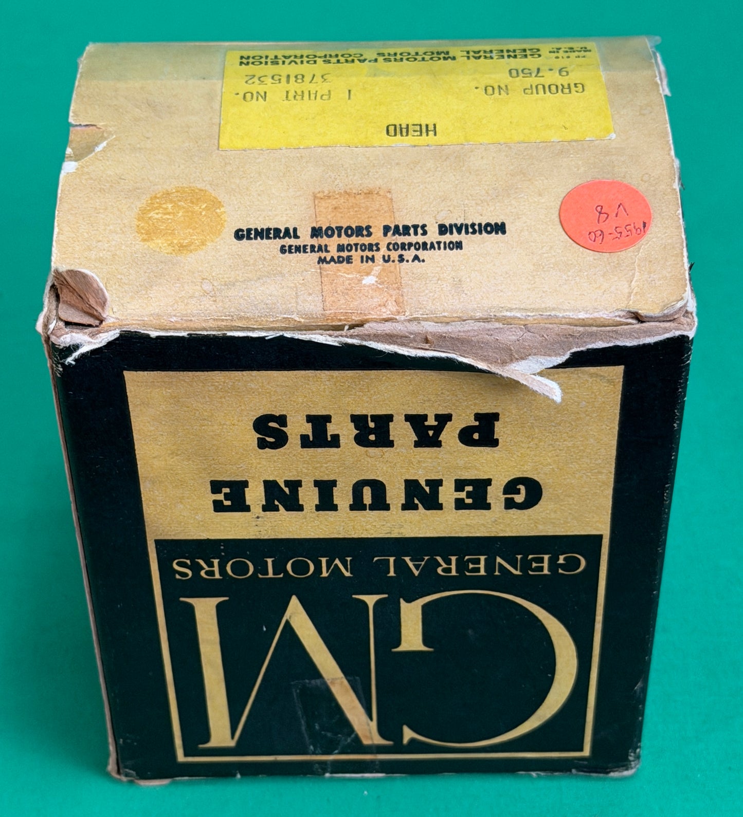 GM / Sun Electric RB (50) Tachometer Head-New Old Stock #3781532–No Transmitter