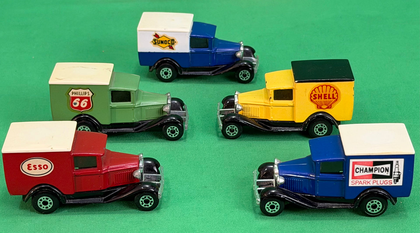 Matchbox Ford Model A Auto Gas / Parts Trucks