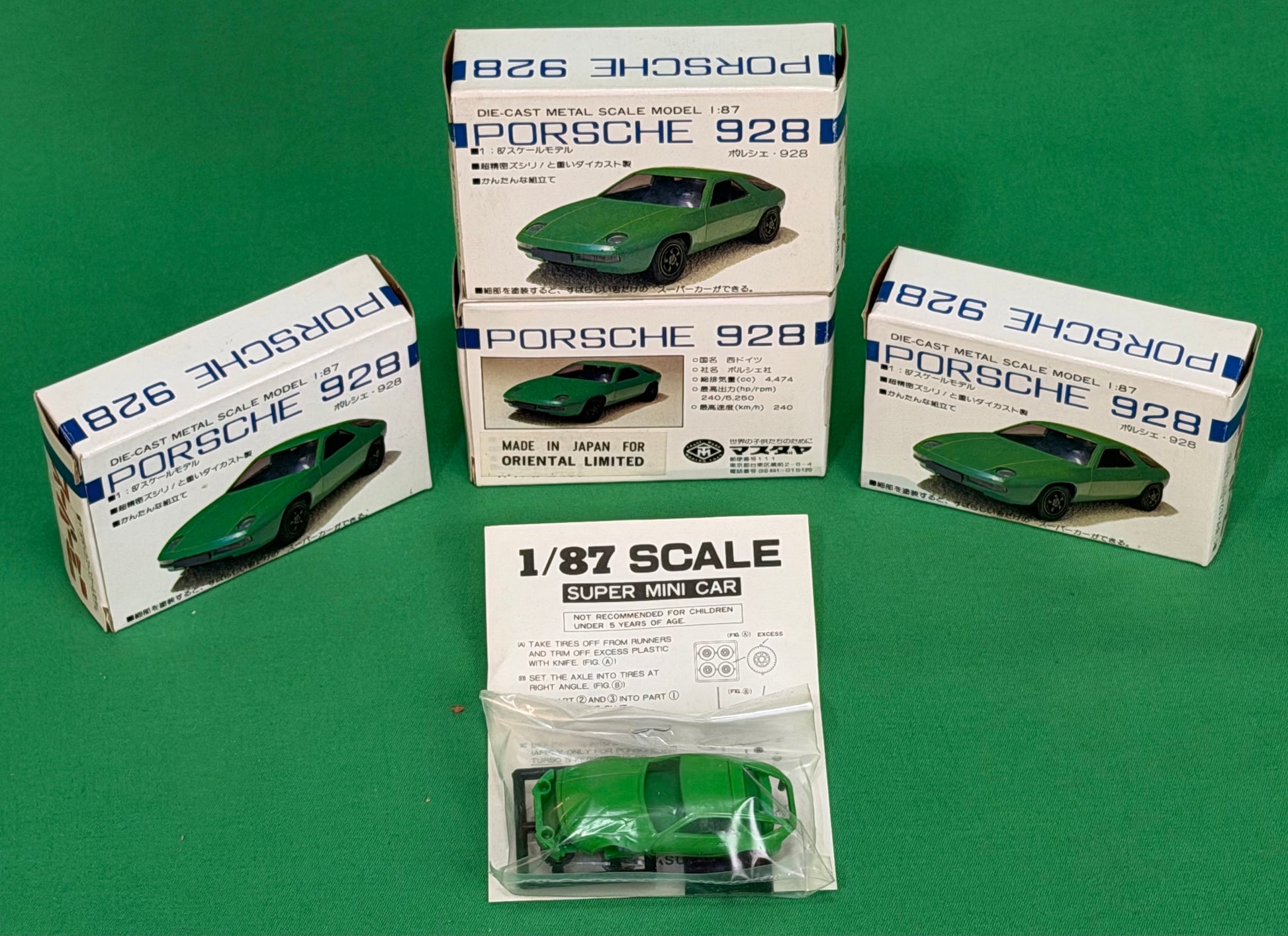 Oriental Limited Porsche & Ferrari HO Scale Model Kits