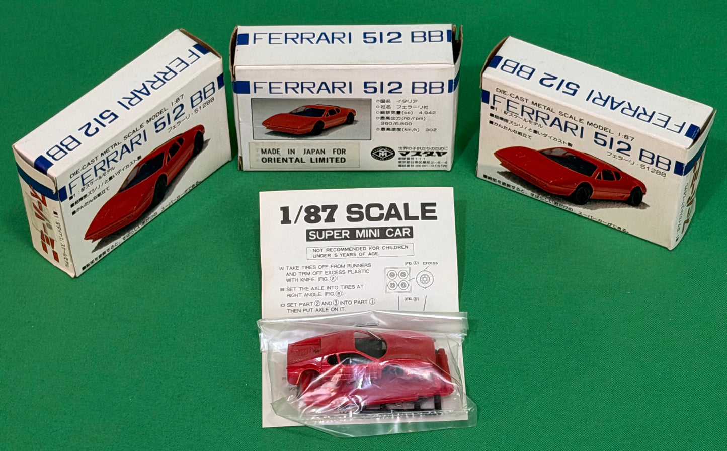 Oriental Limited Porsche & Ferrari HO Scale Model Kits